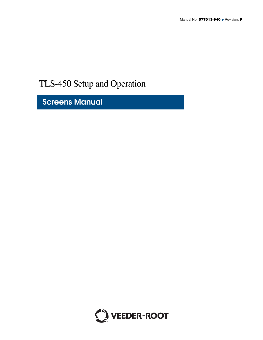 TLS-450 Setup and Operation
