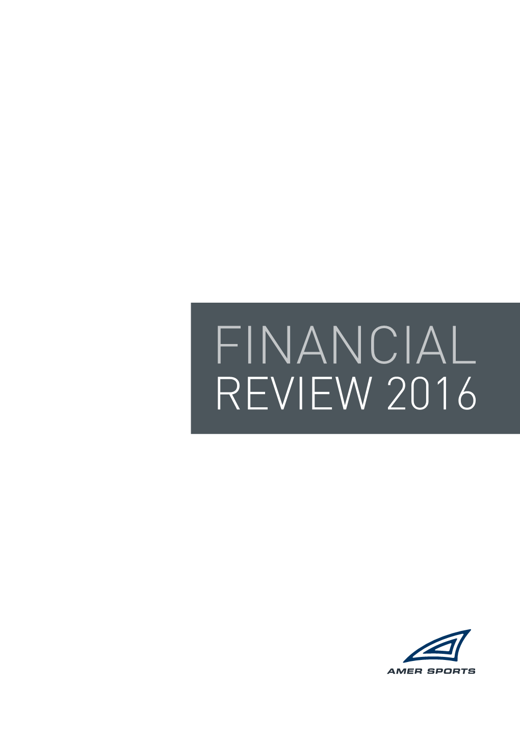 Financial Review 2016