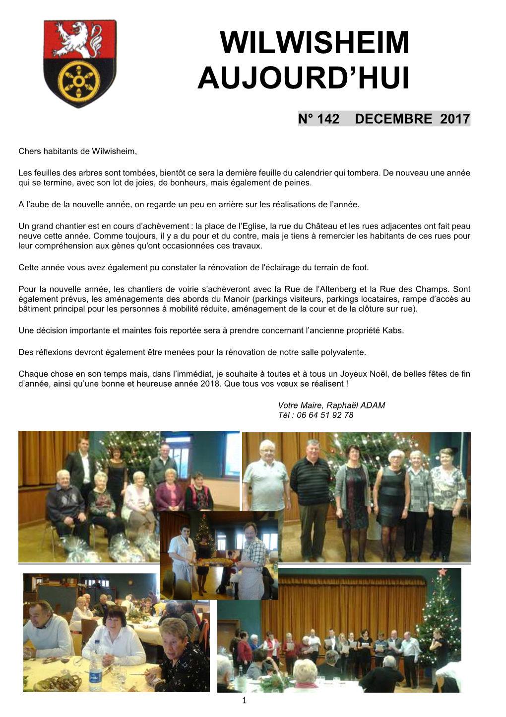 Bulletin N 142 Decembre 2017
