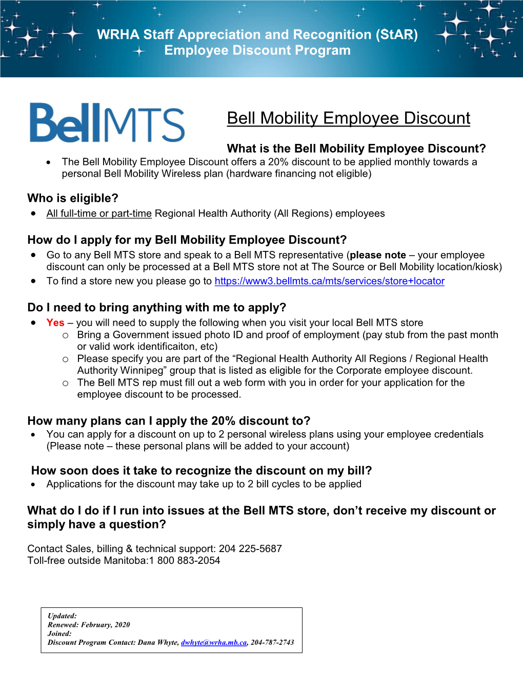 Bell Mobility Employee Discount