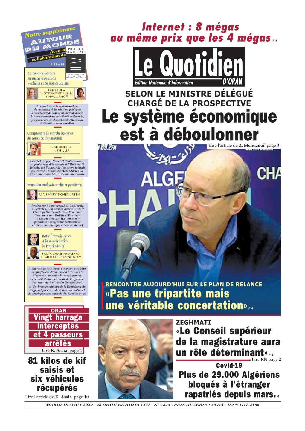 Pdf Le Quotidien D Oran