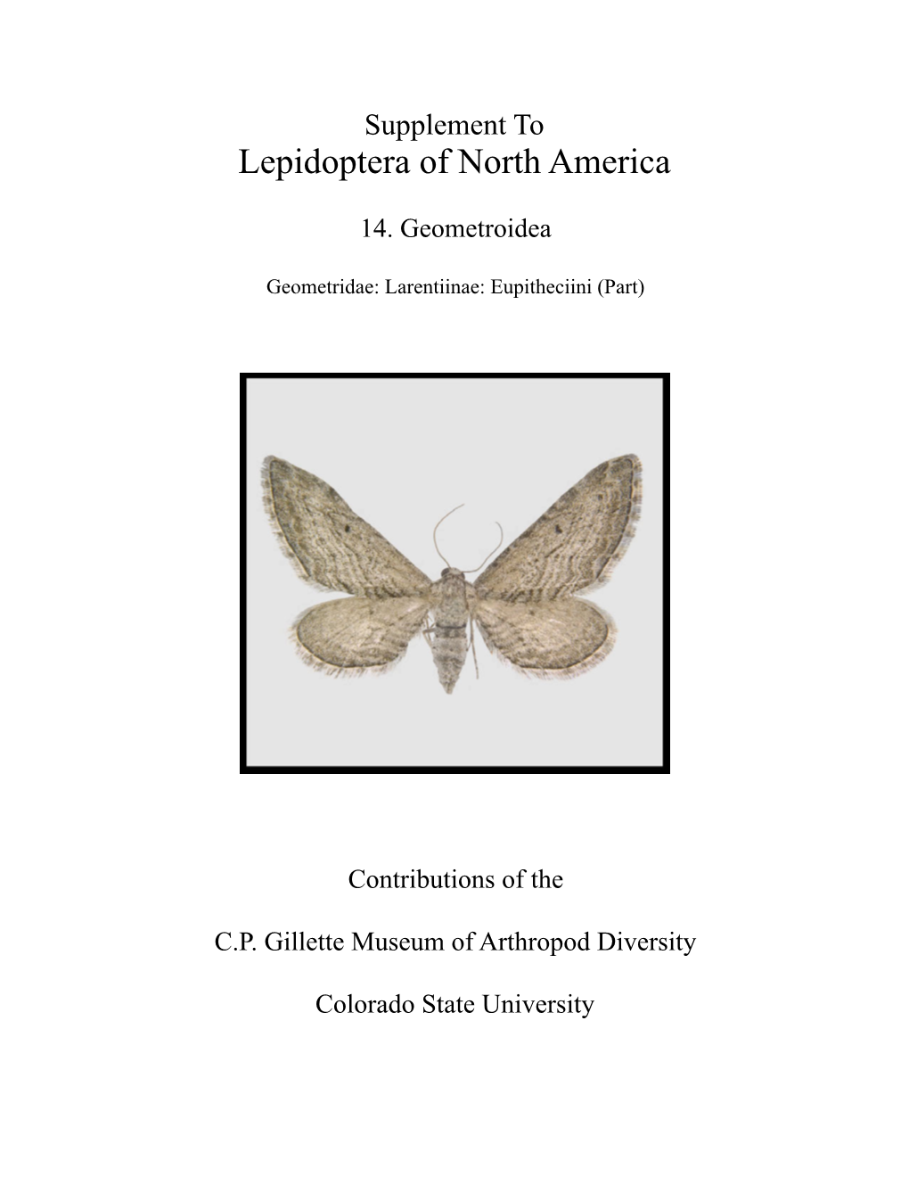 Lepidoptera of North America