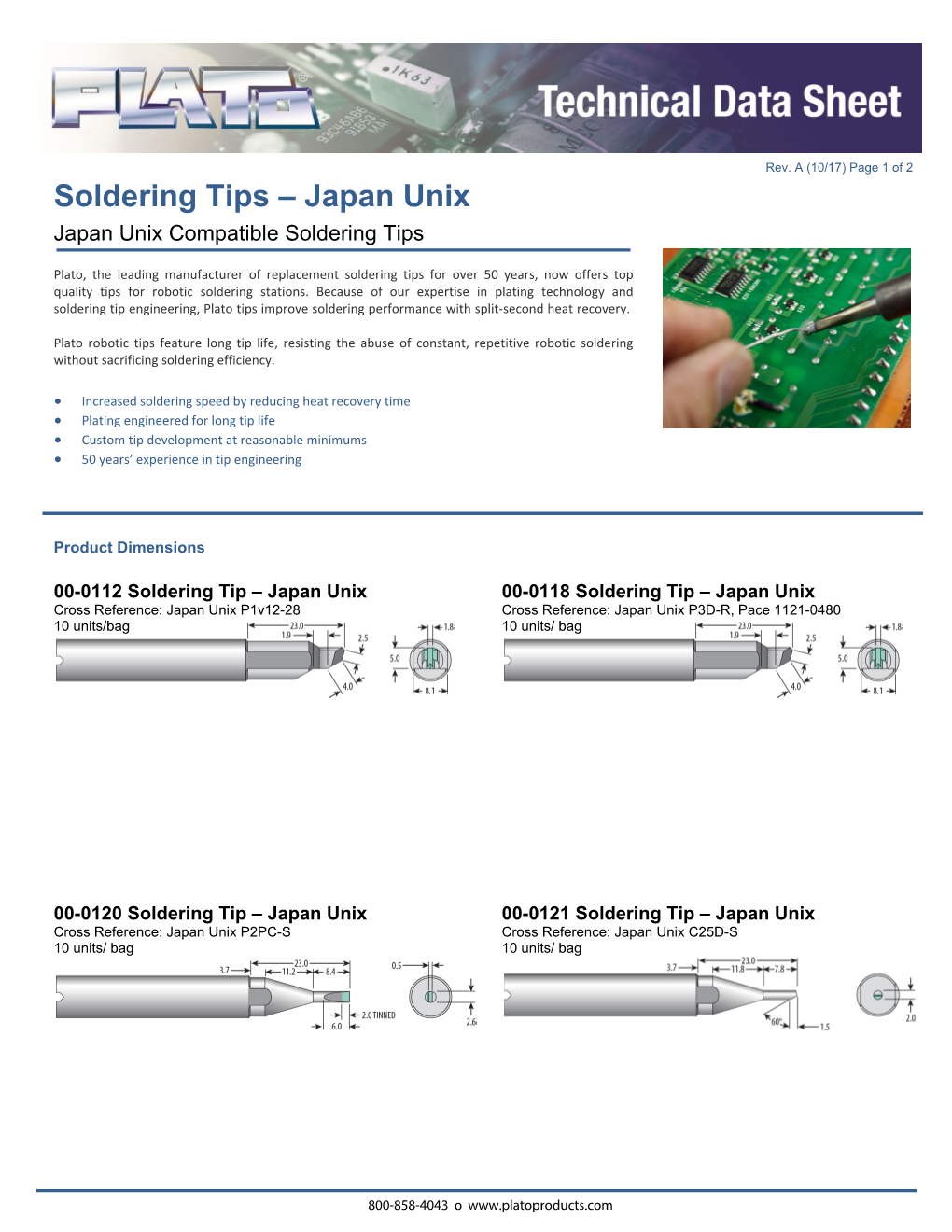 Soldering Tips – Japan Unix Japan Unix Compatible Soldering Tips
