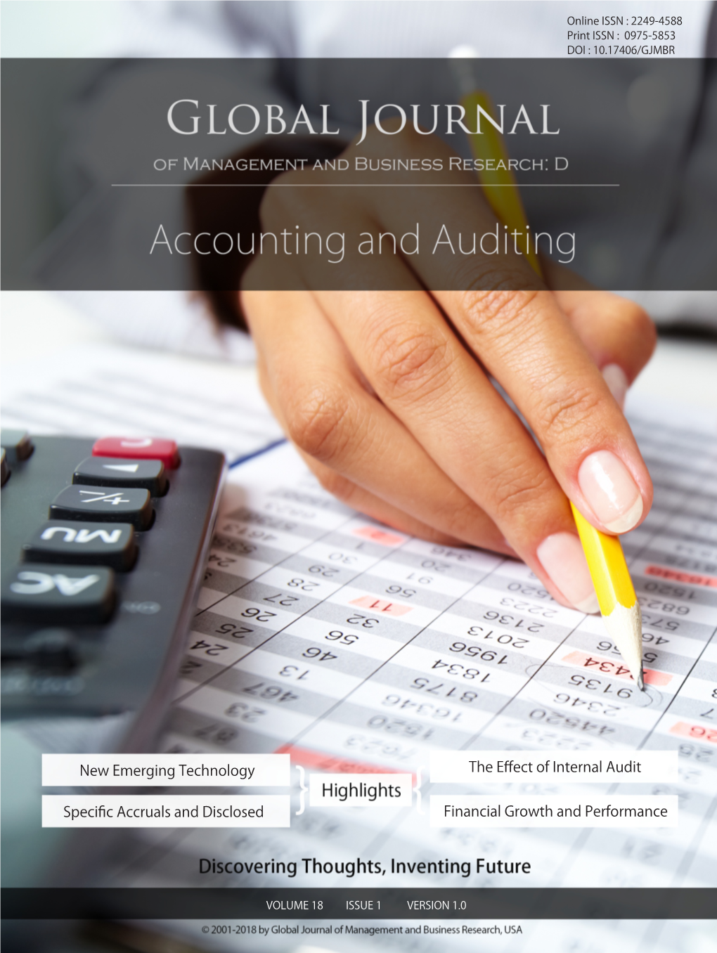 Global Journal of Management and Business Research: D Accounting and Auditing