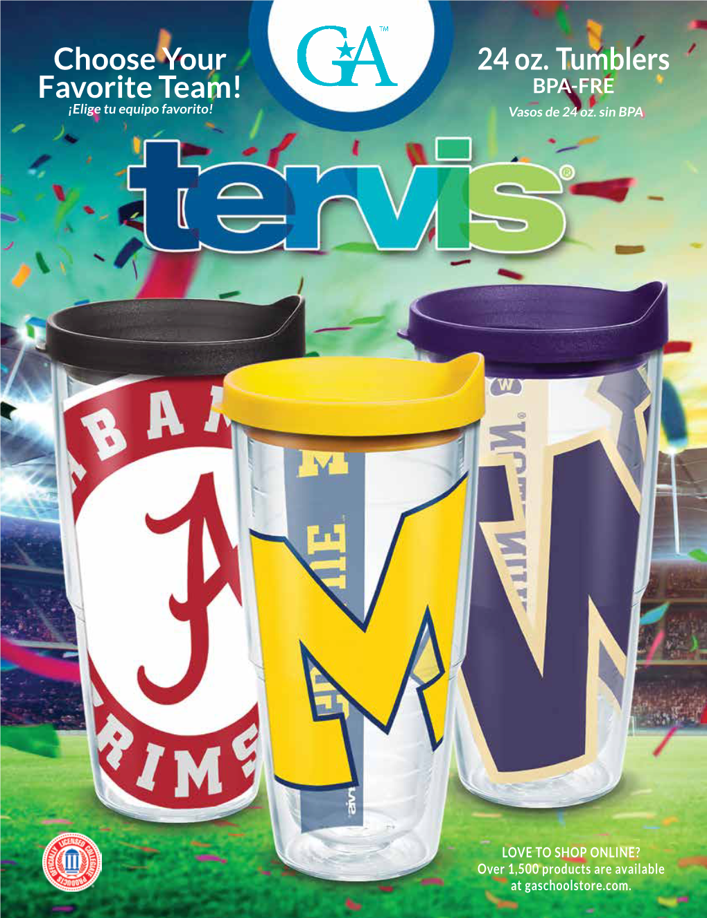 24 Oz. Tumblers Choose Your Favorite Team!