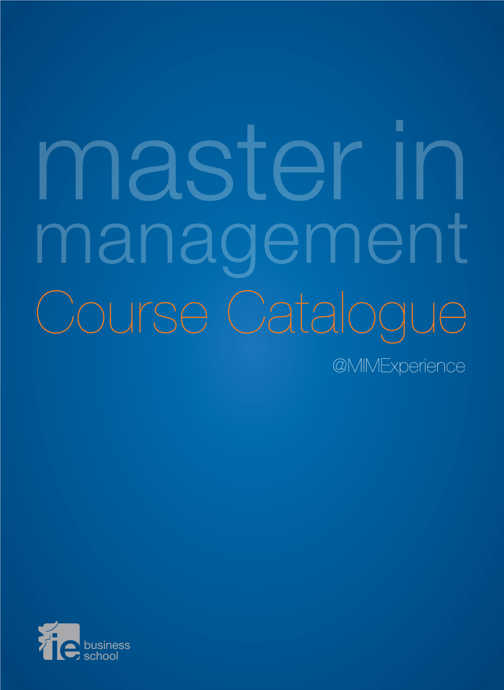 Course Catalogue @Mimexperience