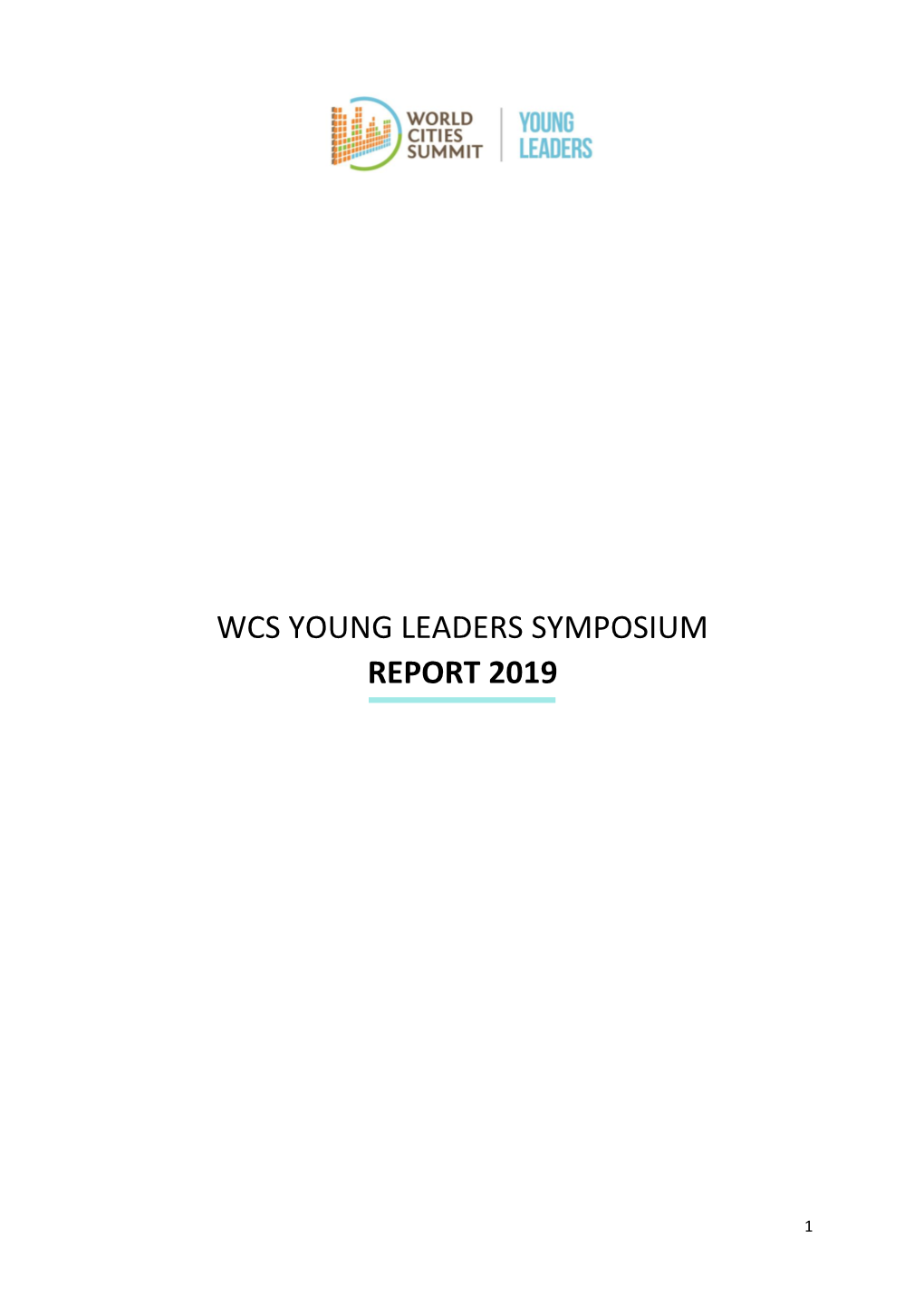 Wcs Young Leaders Symposium Report 2019