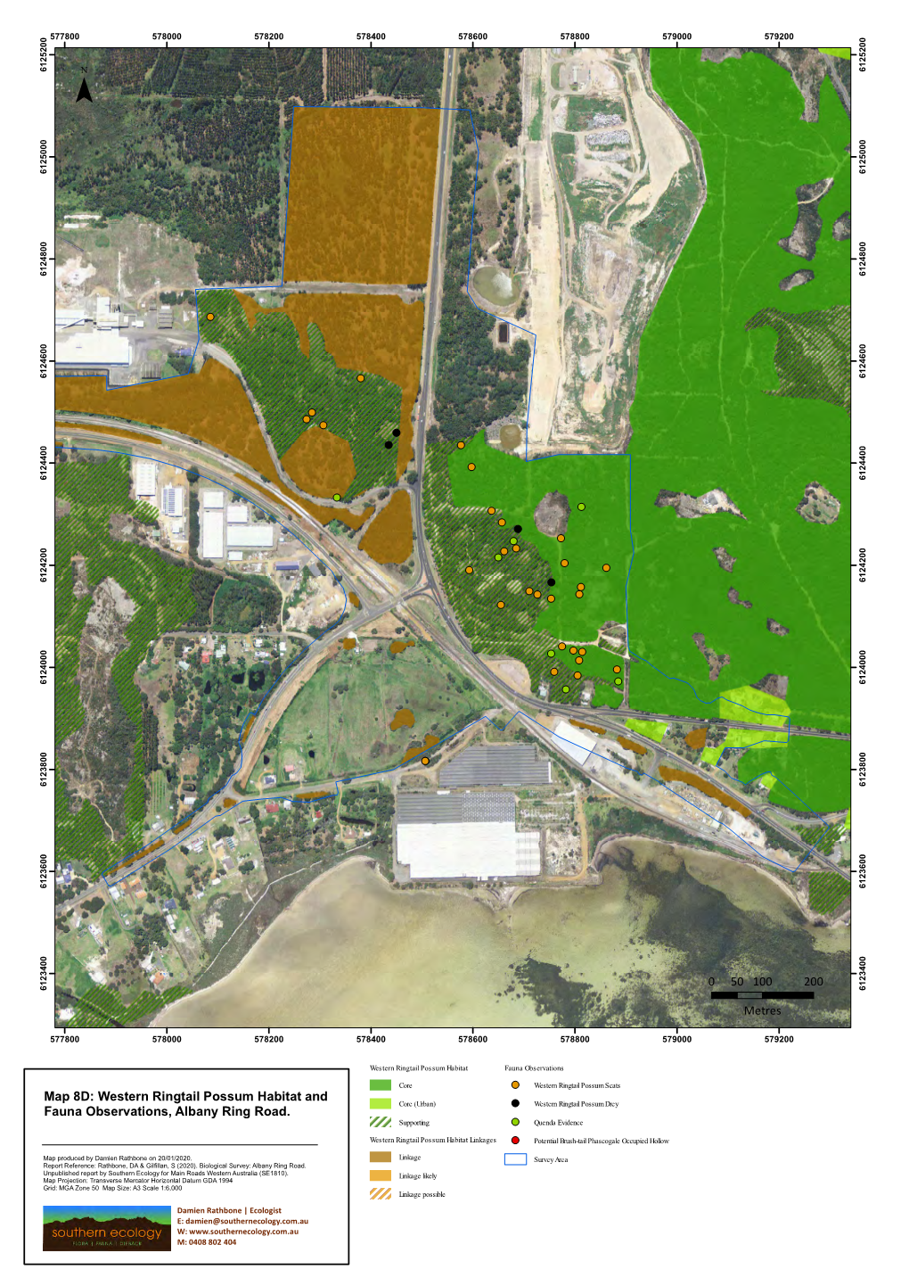 Western Ringtail Possum Habitat and Fauna Observations