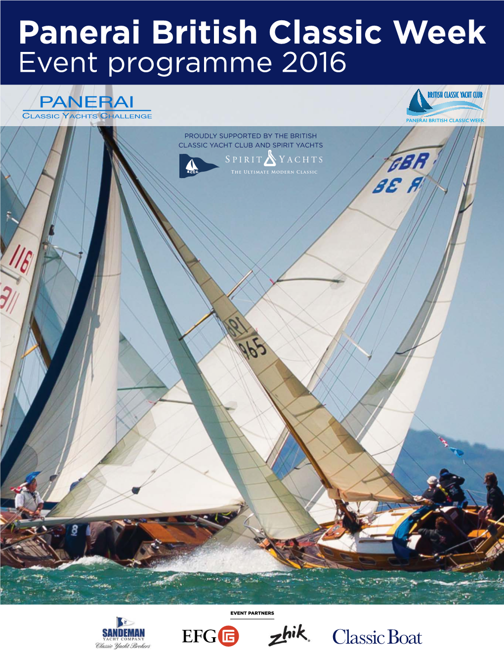 Panerai British Classic Week Event Programme 2016