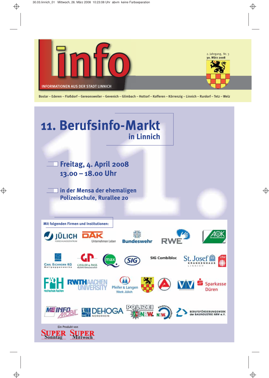 11. Berufsinfo-Markt in Linnich
