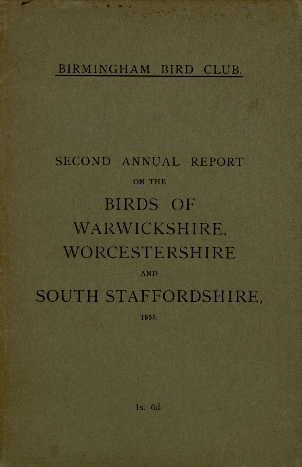 Birds of Warwickshire, Worcestershire South