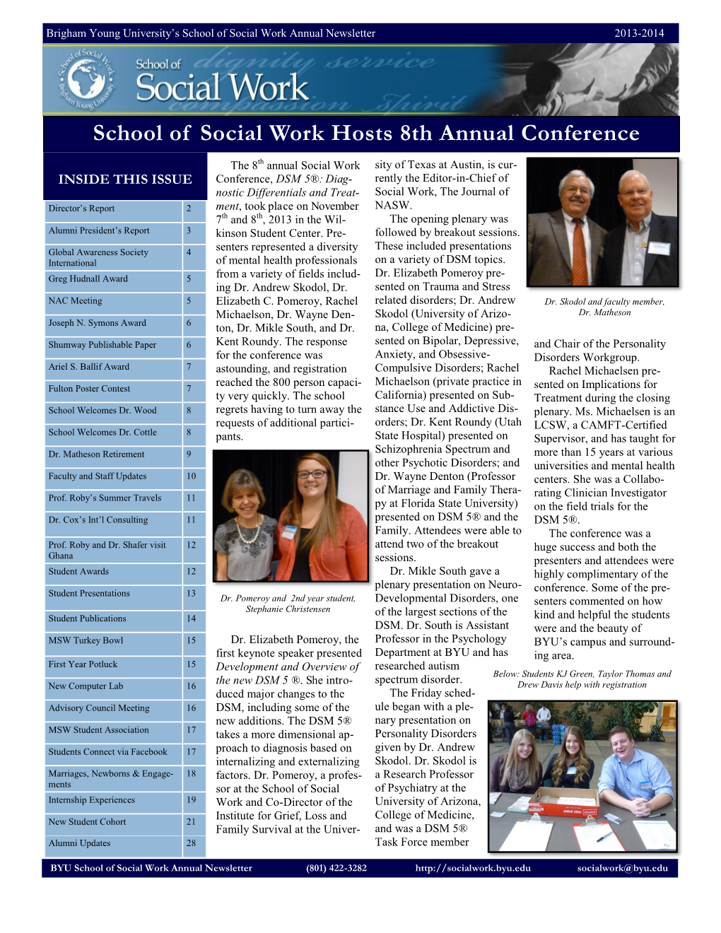 School of Social Work Hosts 8Th Annual Conference