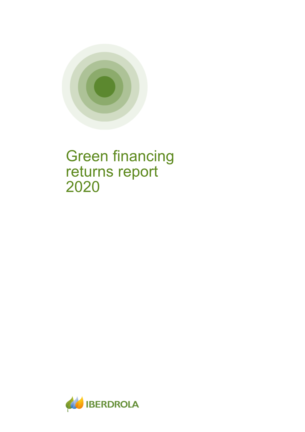 Green Financing Returns Report 2020