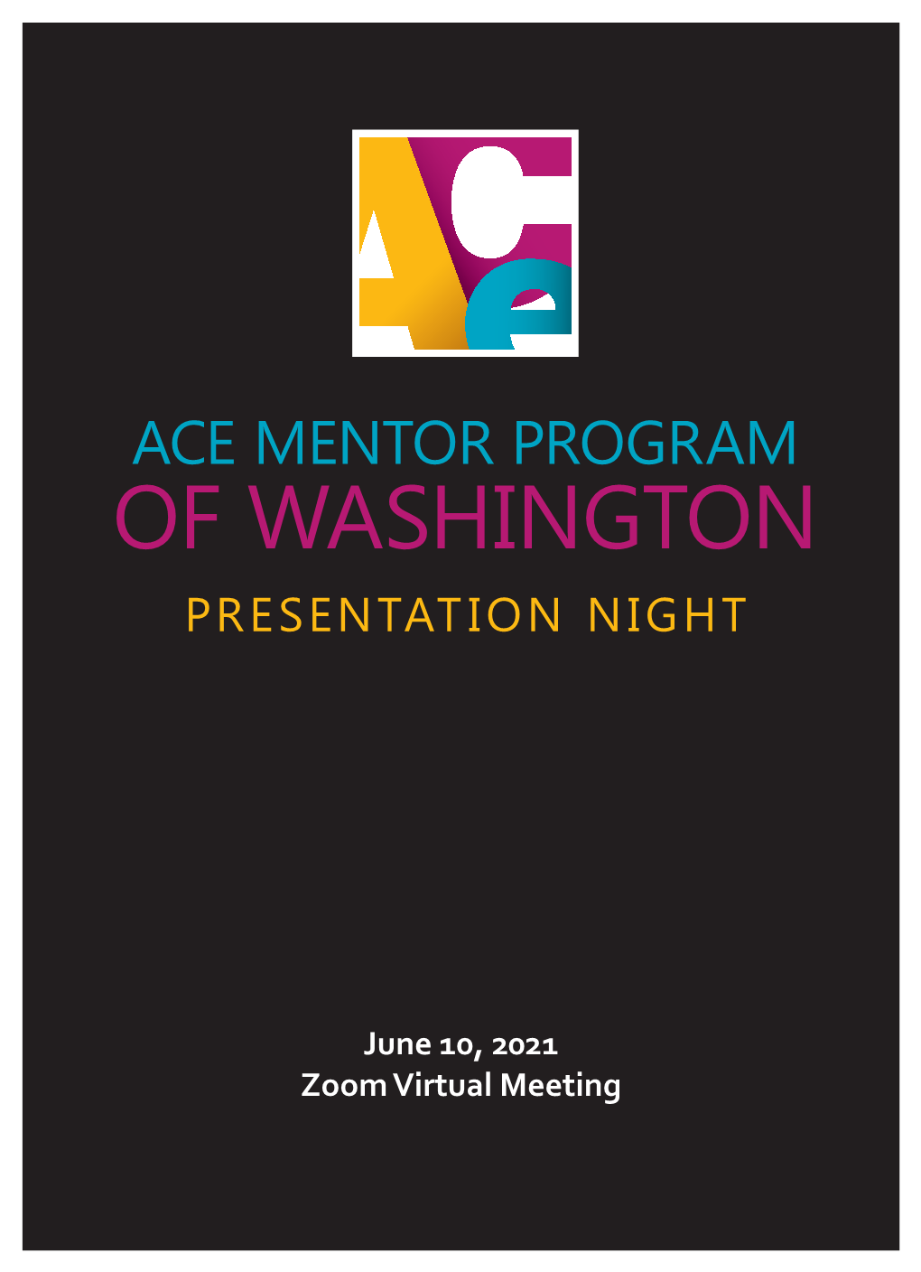 Ace Mentor Program of Washington Presentation Night