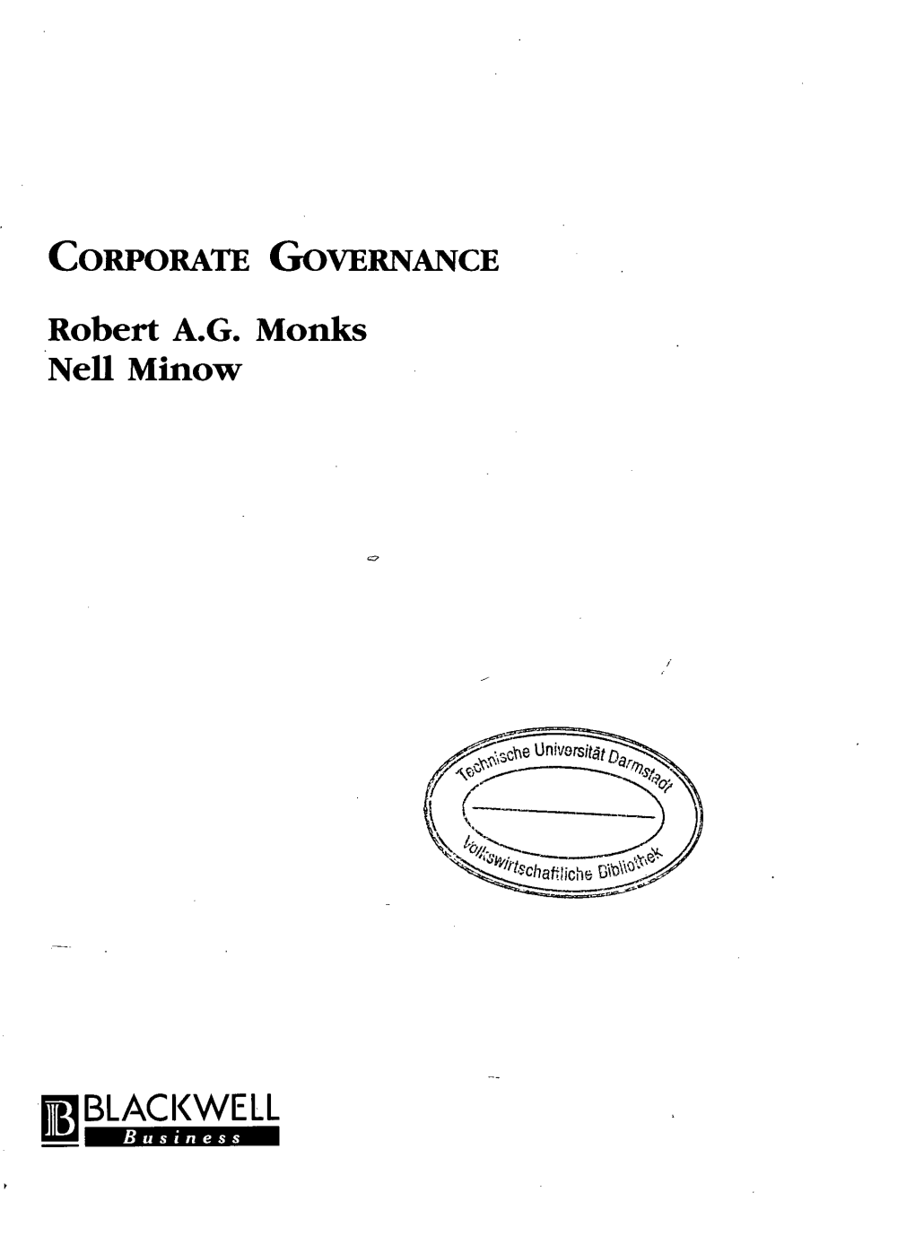 Robert AG Monks Nell Minow LACKWELL