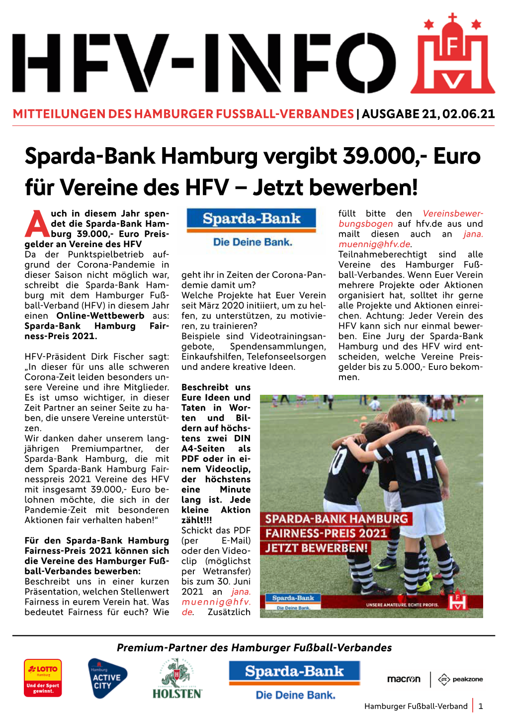 Sparda-Bank Hamburg Vergibt 39.000,- Euro Für