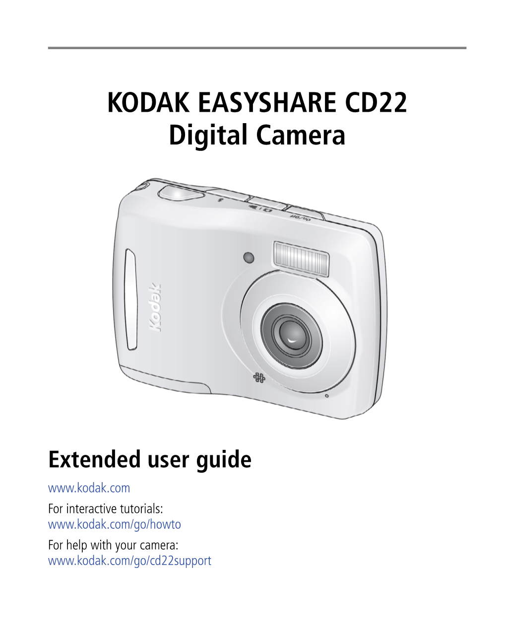 KODAK EASYSHARE CD22 Digital Camera