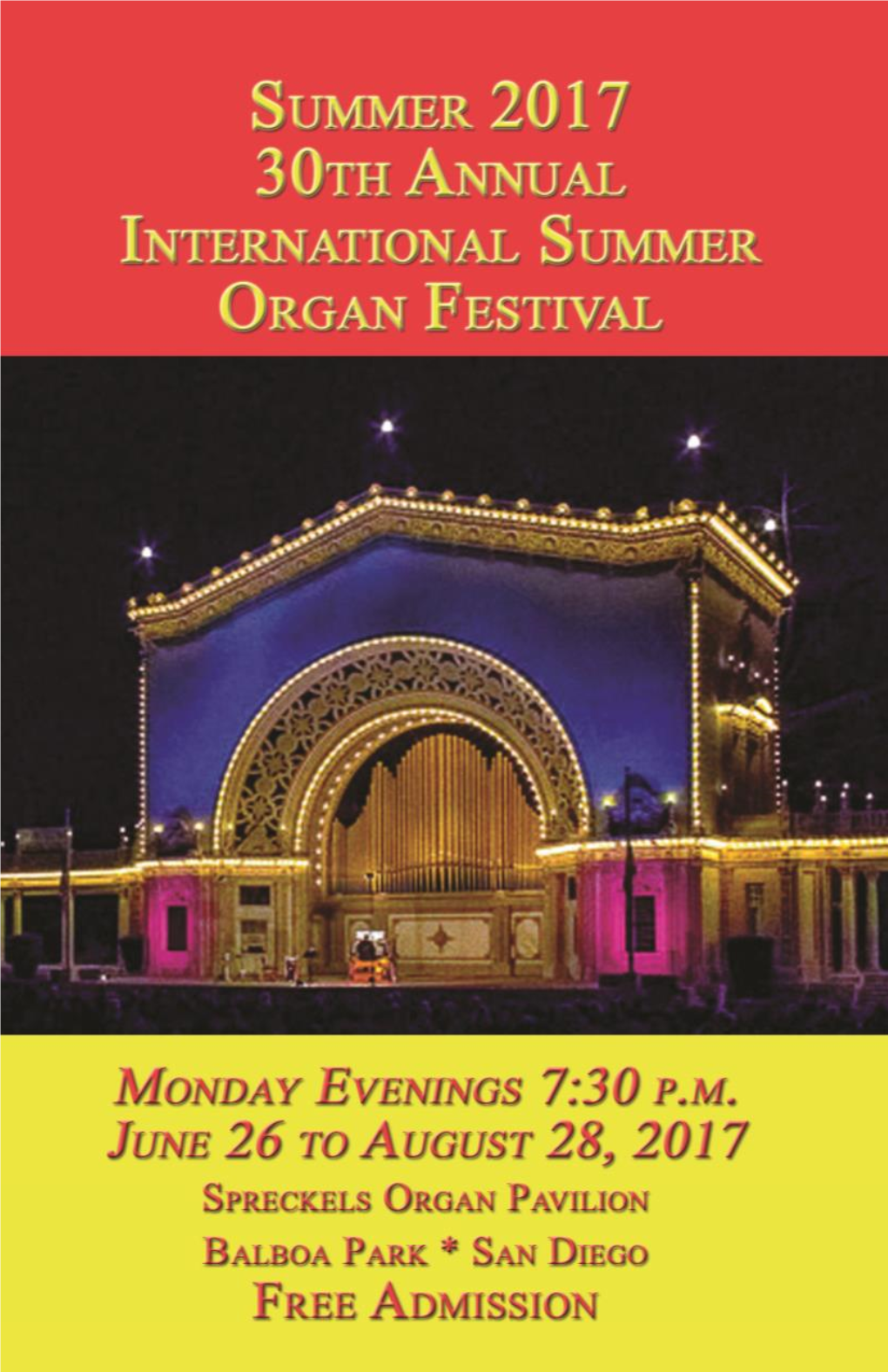 Spreckels Organ Legacy Opportunity