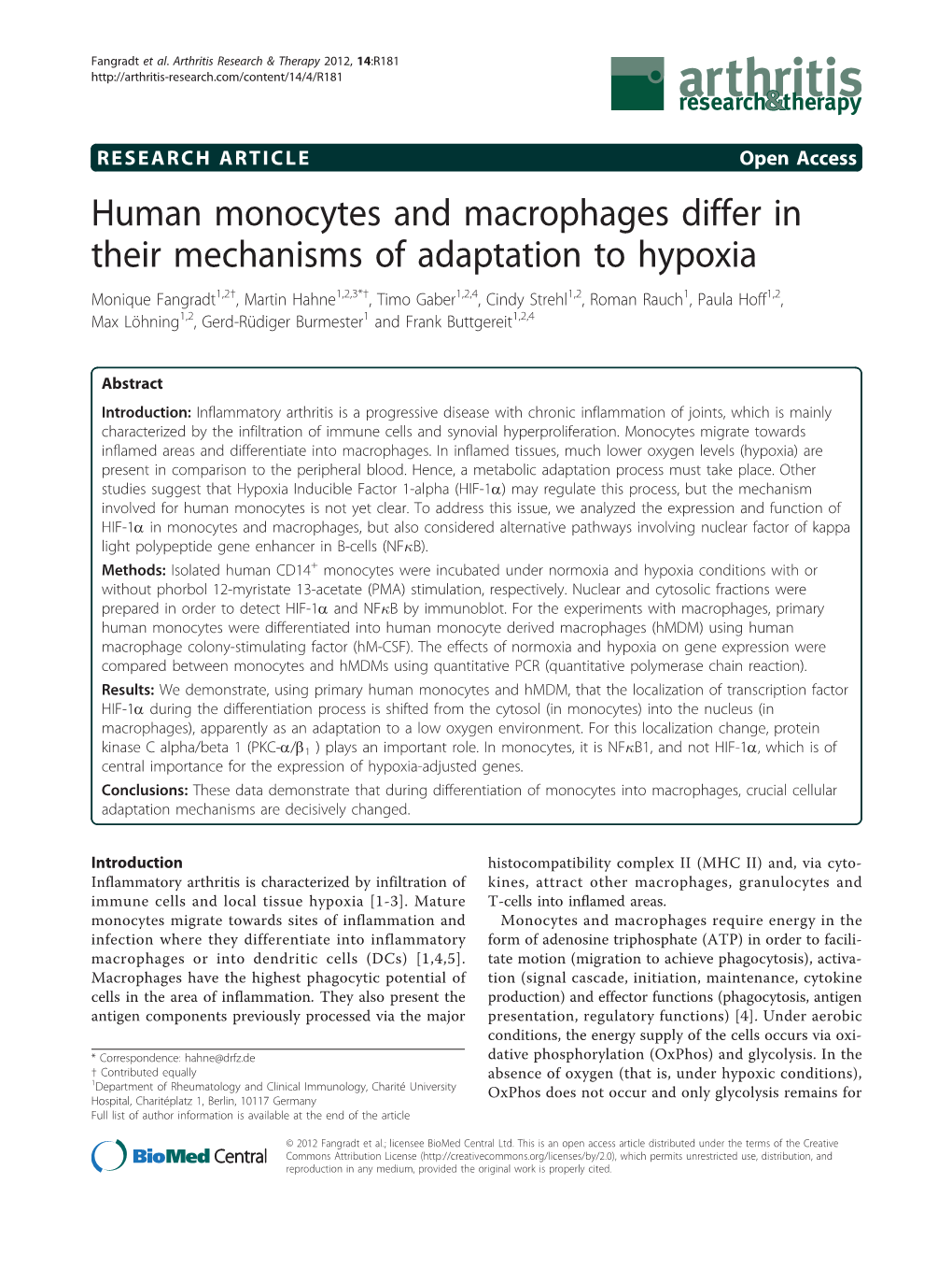 Human Monocytes and Macrophages Differ in Their Mechanisms Of