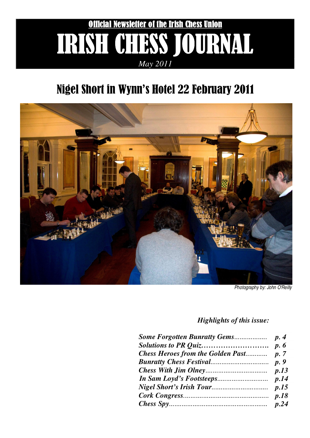 Irish Chess Journal Irish Chess Journal