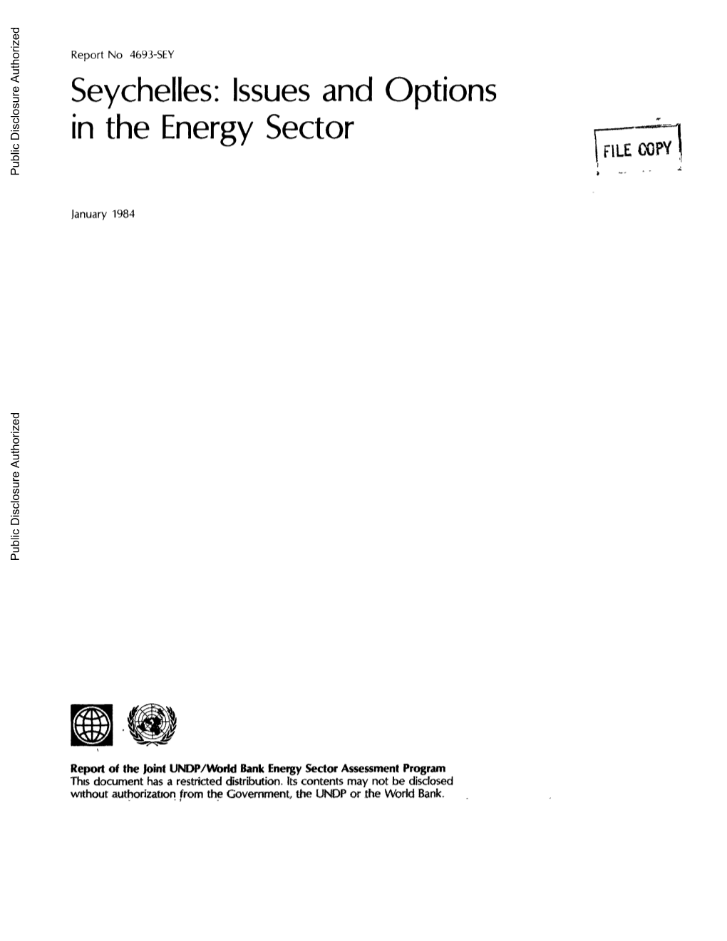 World Bank Document