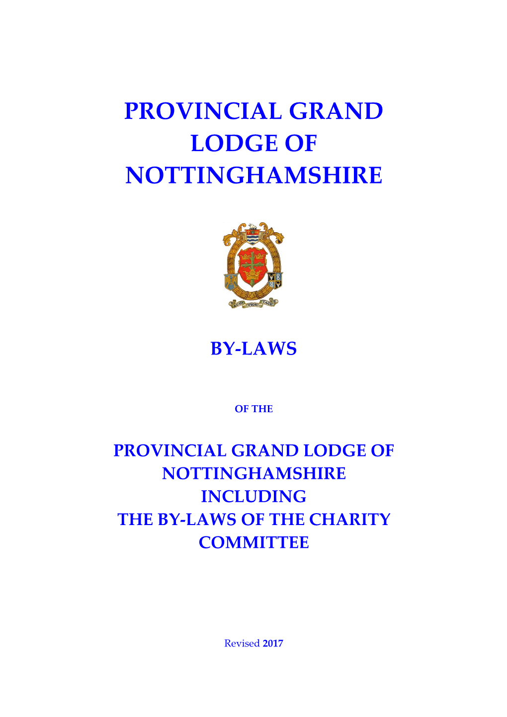 Provincial Grand Lodge of Nottinghamshire