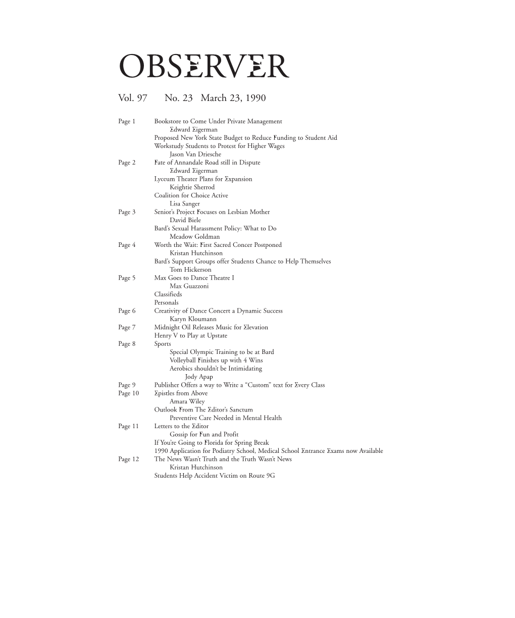 OBSERVER Vol