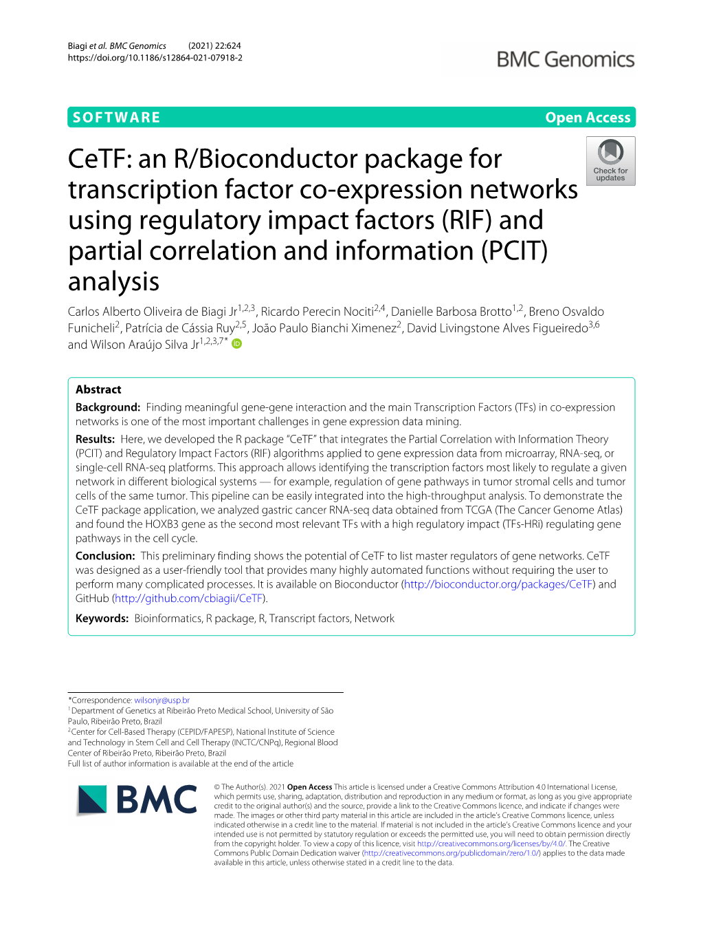 An R/Bioconductor Package for Transcription Factor
