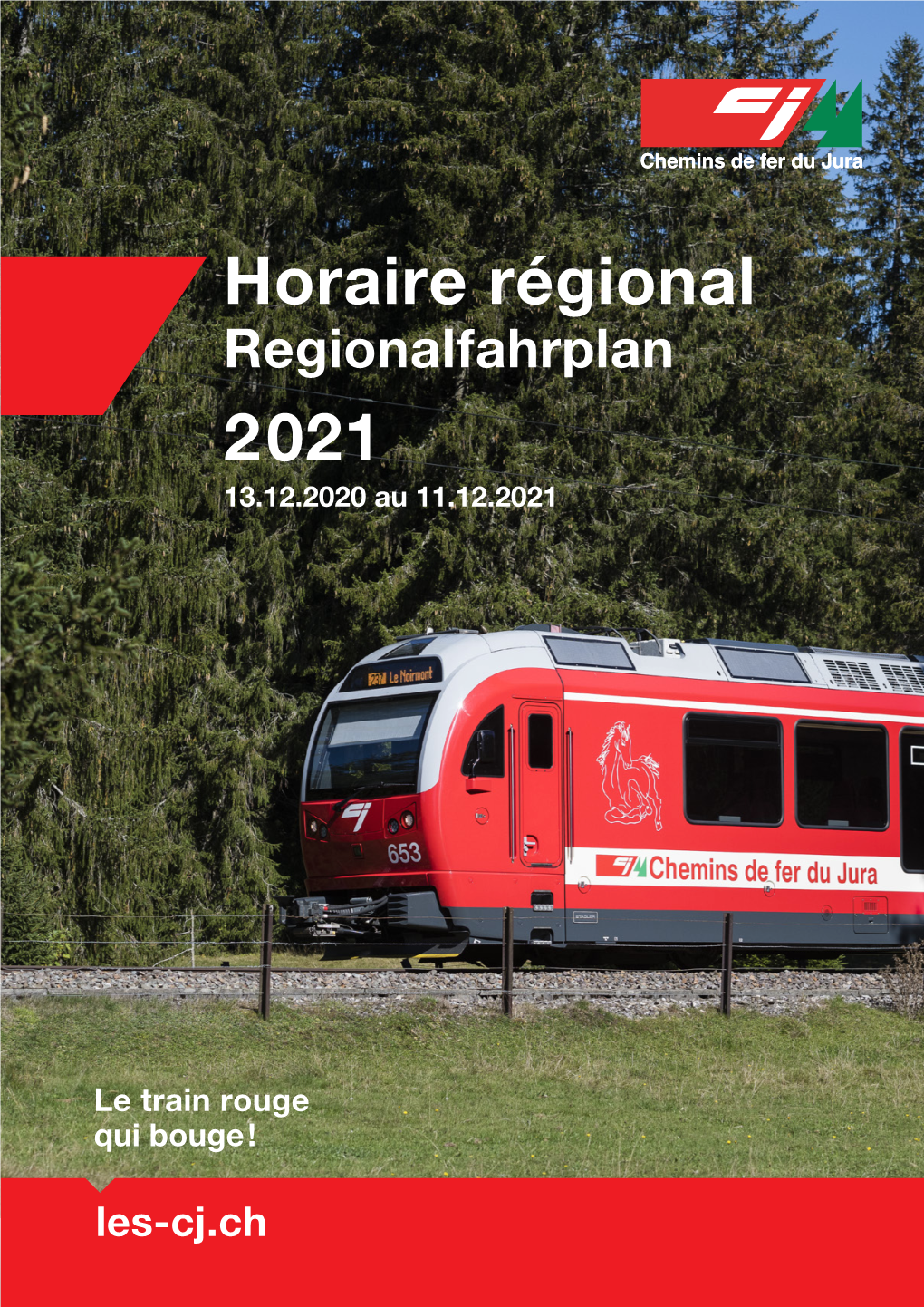 Horaire Régional 2021