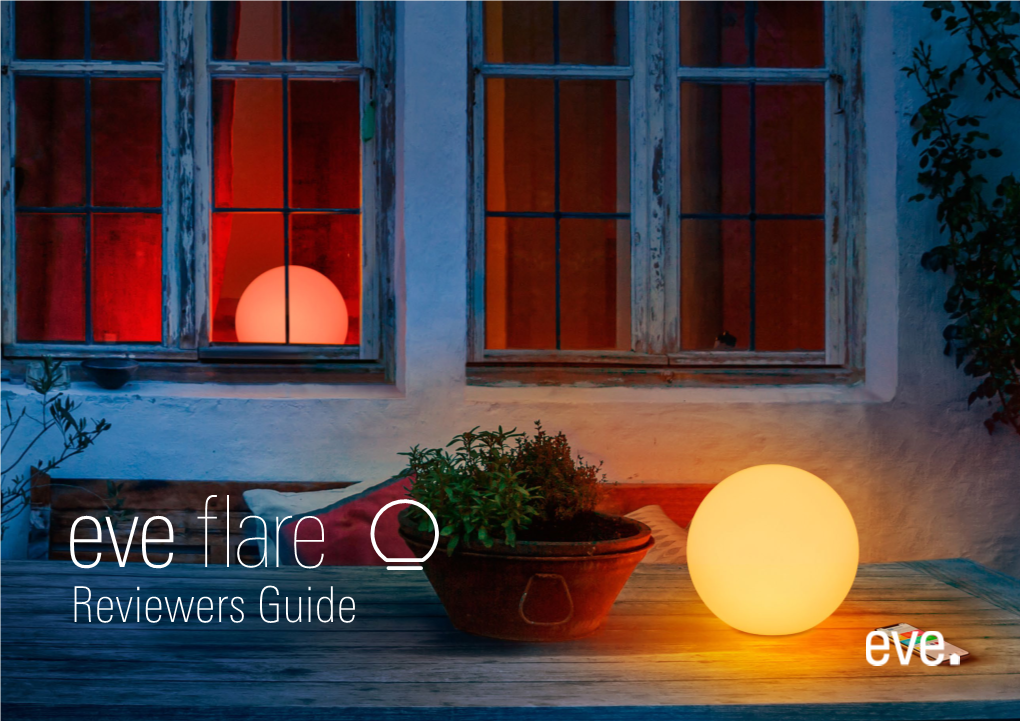 Reviewers Guide Eve Flare - Portable Smart LED Lamp