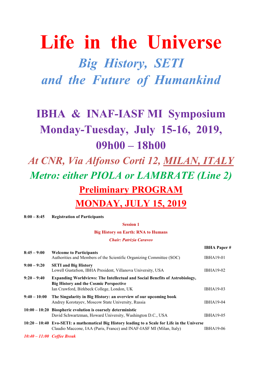 International Symposium On