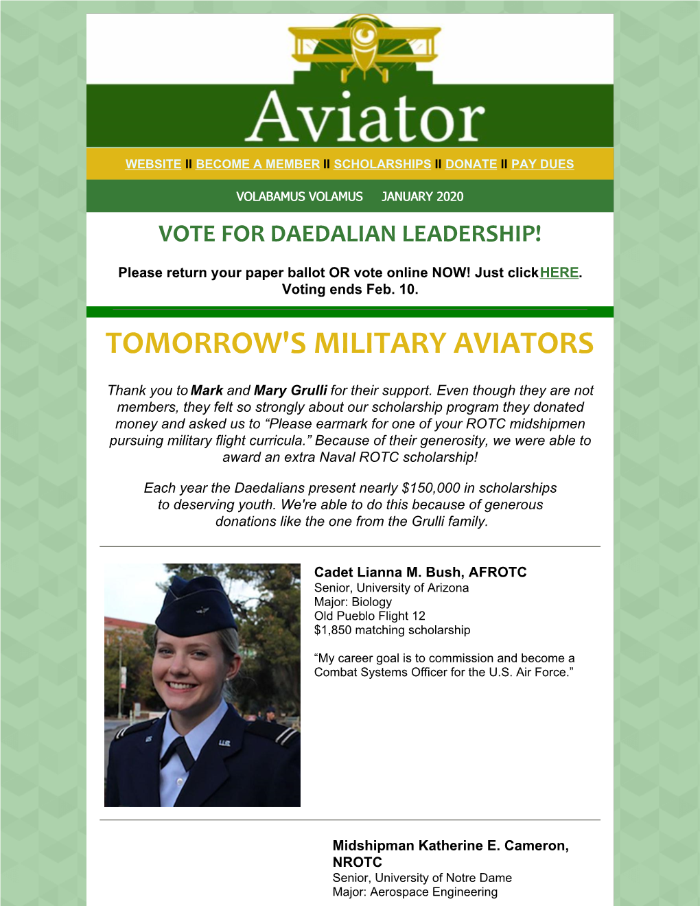 Tomorrow's Military Aviators