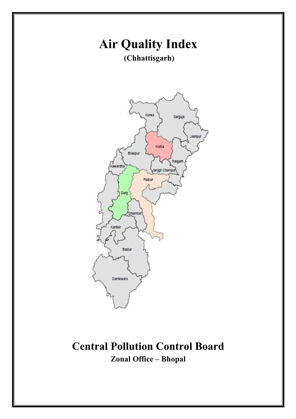 Air Quality Index (Chhattisgarh)