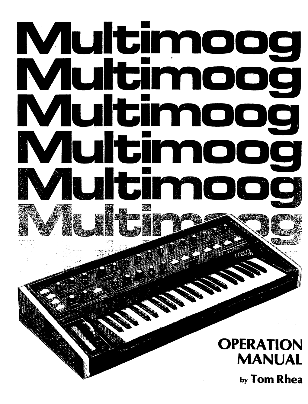 Mutefmoog Multimoog Muitimoog Multimoog