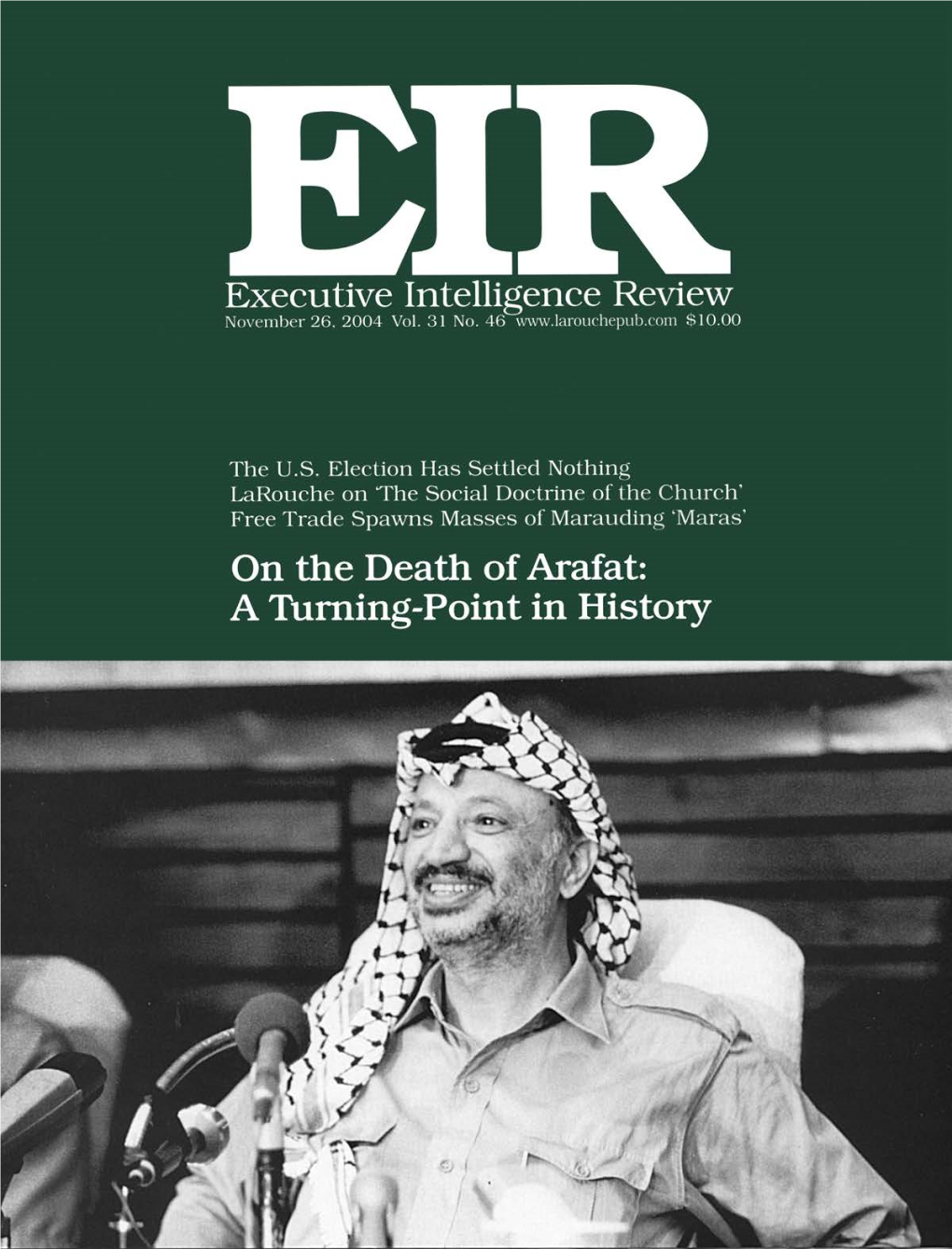 Executive Intelligence Review, Volume 31, Number 46, November