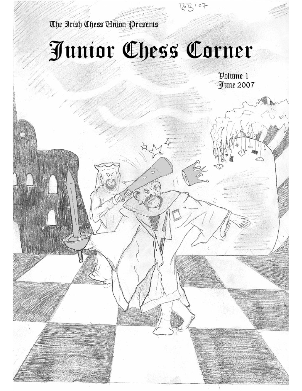 Junior Chess Corner, a Chess Magazine for Young Irish Chess Players