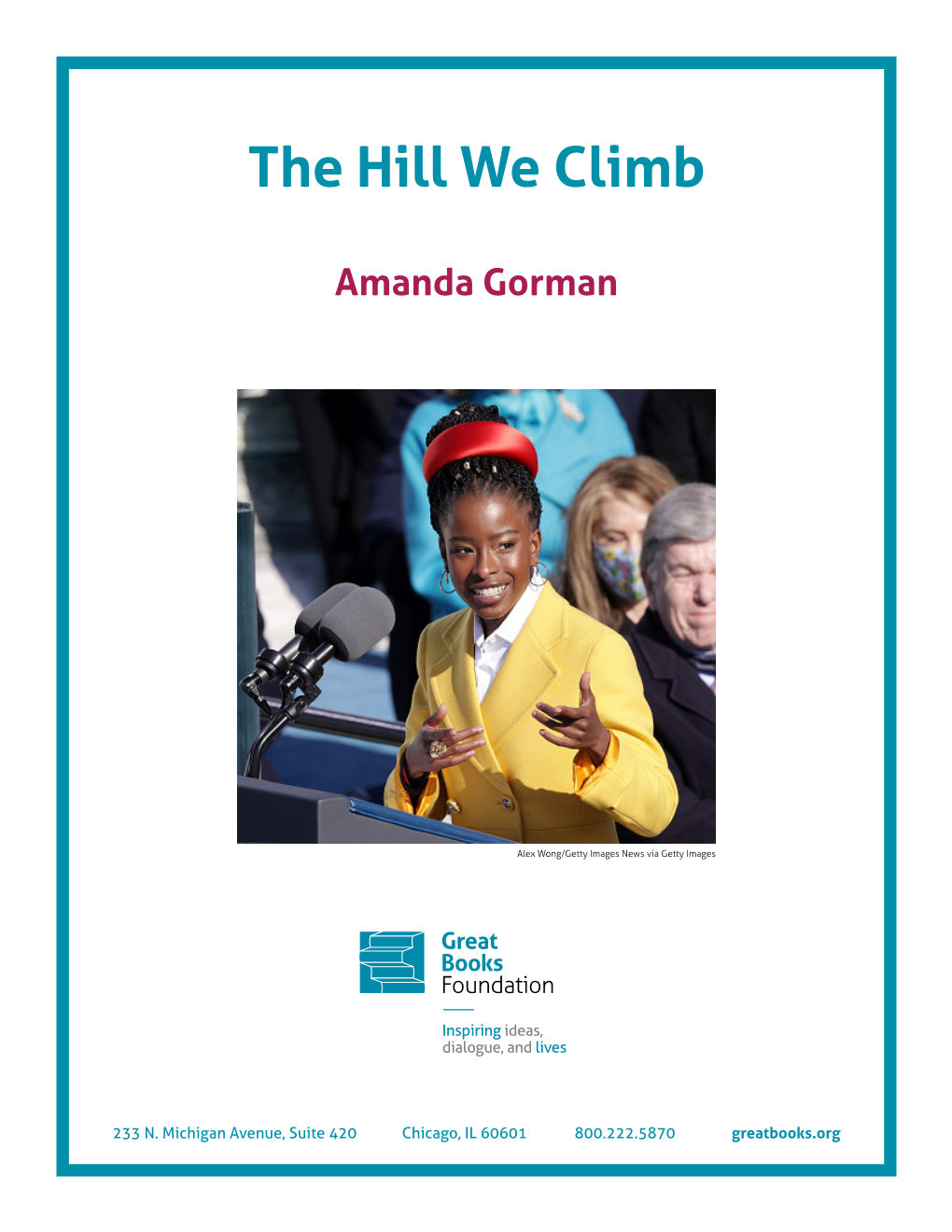 “The Hill We Climb” Lesson Plans