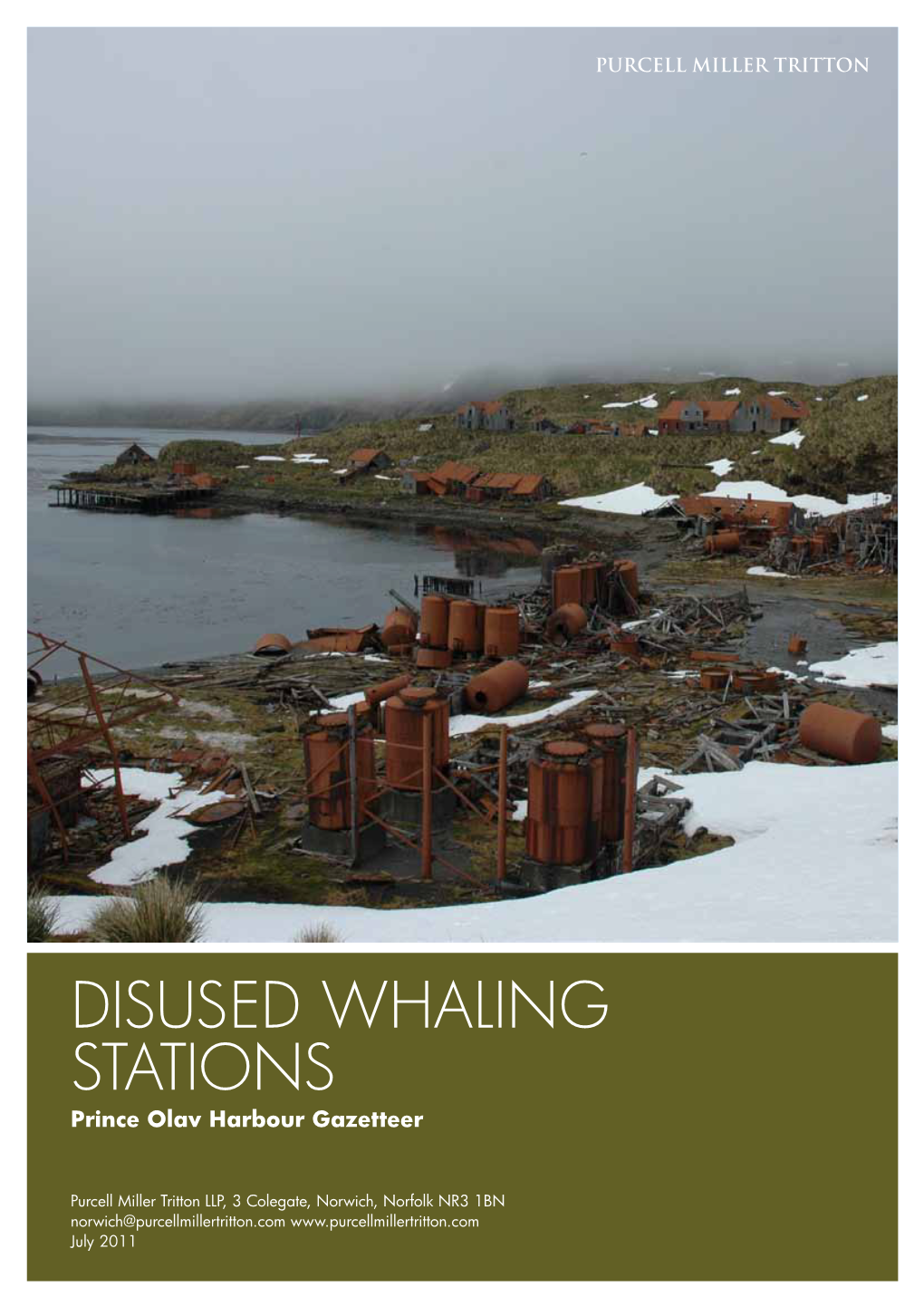 Disused Whaling Stations Prince Olav Harbour Gazetteer