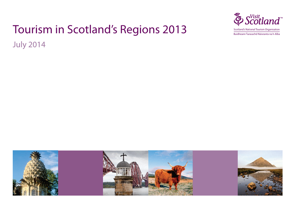 Tourism in Scotland's Regions 2013