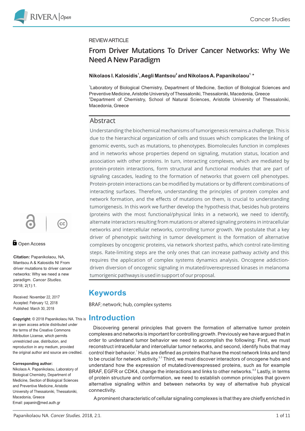 From Driver Mutations to Driver Cancer Networks: Why We Need a New Paradigm