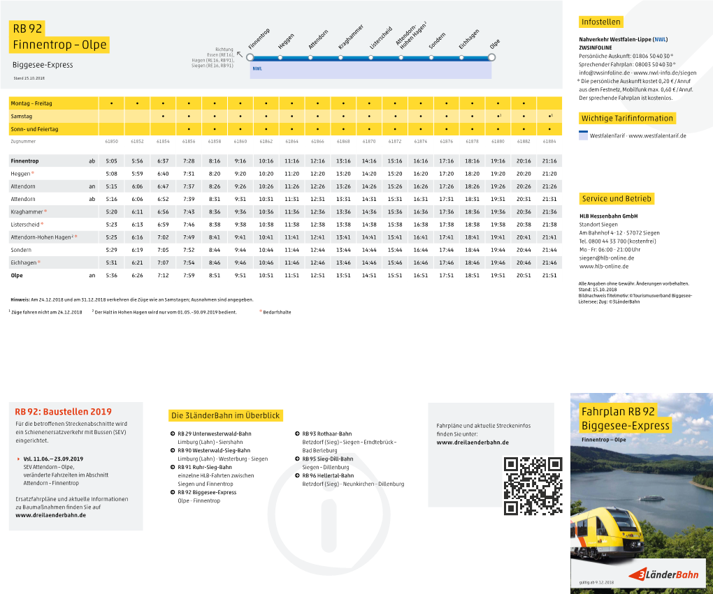 RB 92 Finnentrop – Olpe