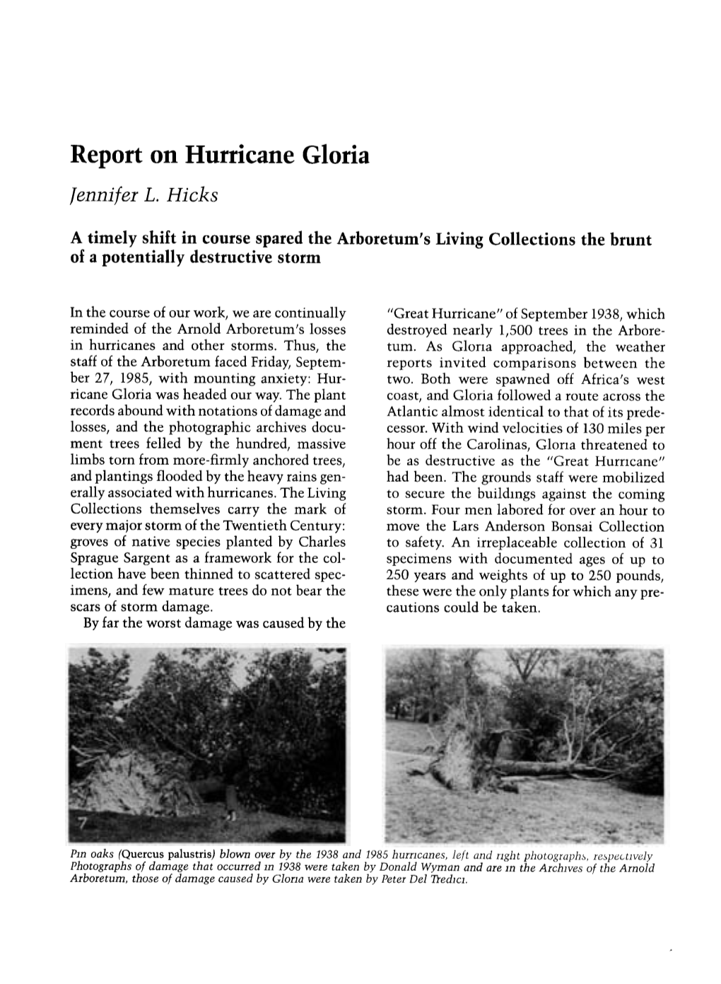 Report on Hurricane Gloria Jenni F Er L