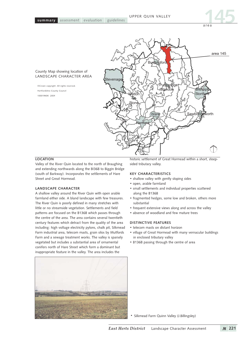 Upper Quin Valley – Area