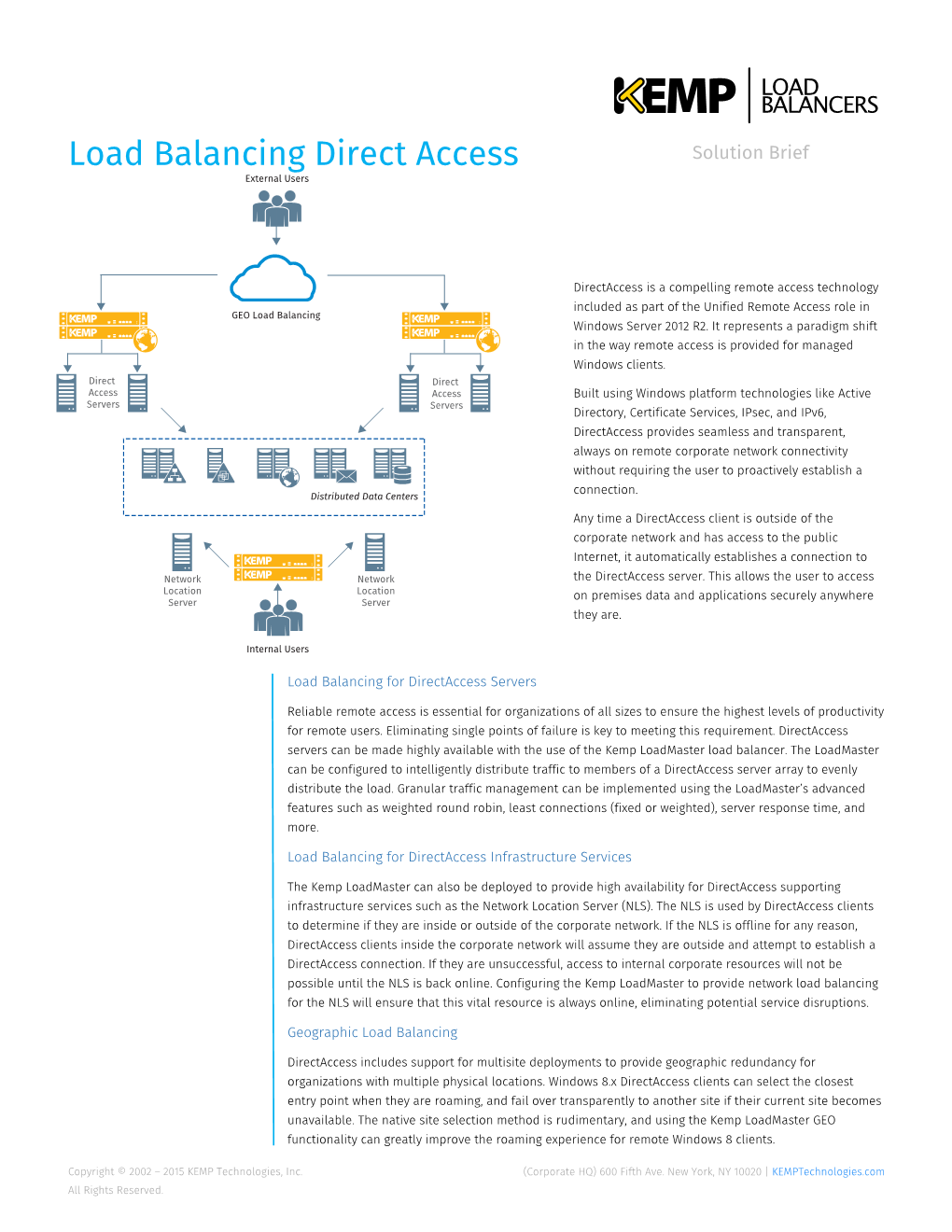 Loadmaster for Direct Access