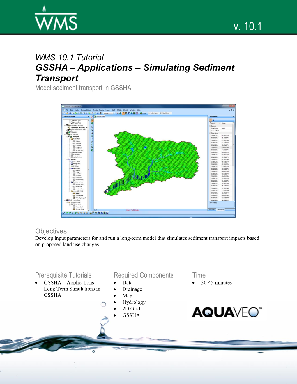 GSSHA – Applications – Simulating Sediment Transport Model Sediment Transport in GSSHA