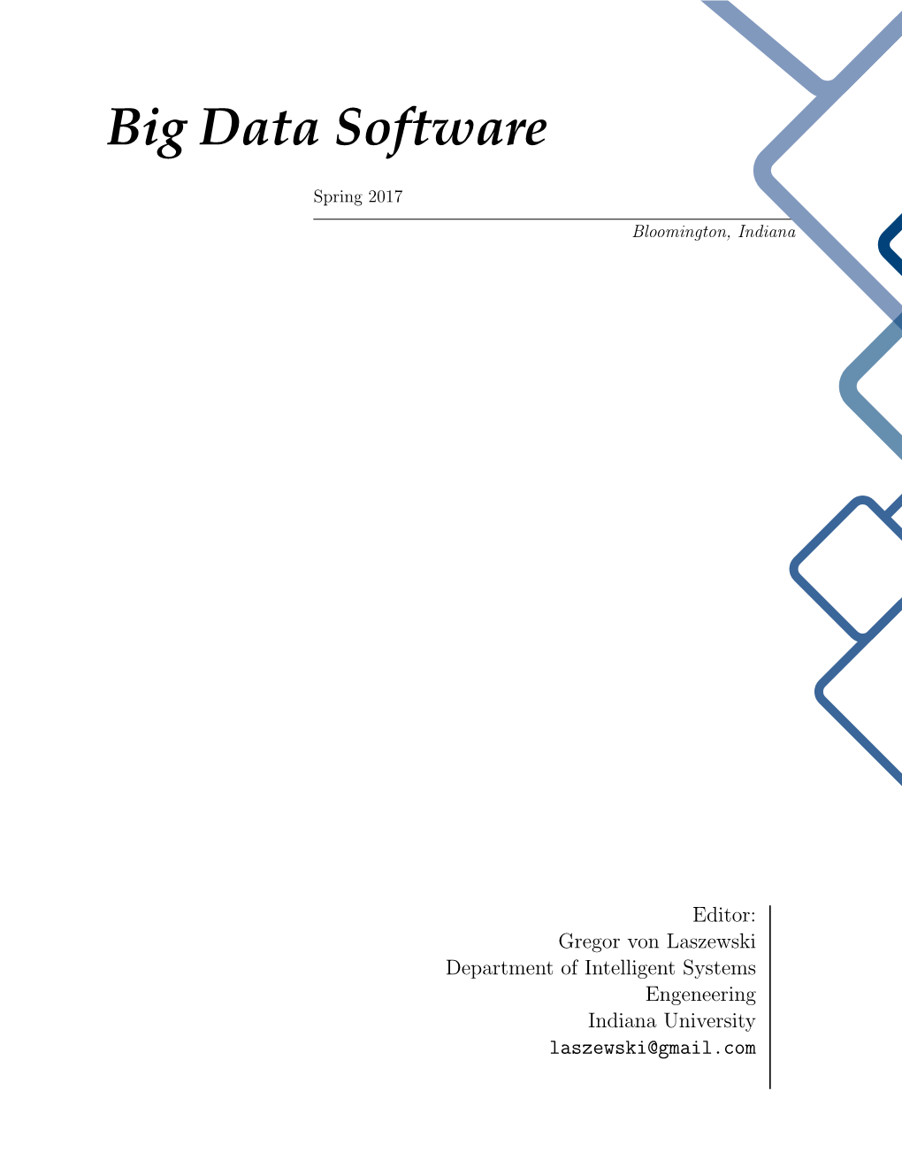 Big Data Software