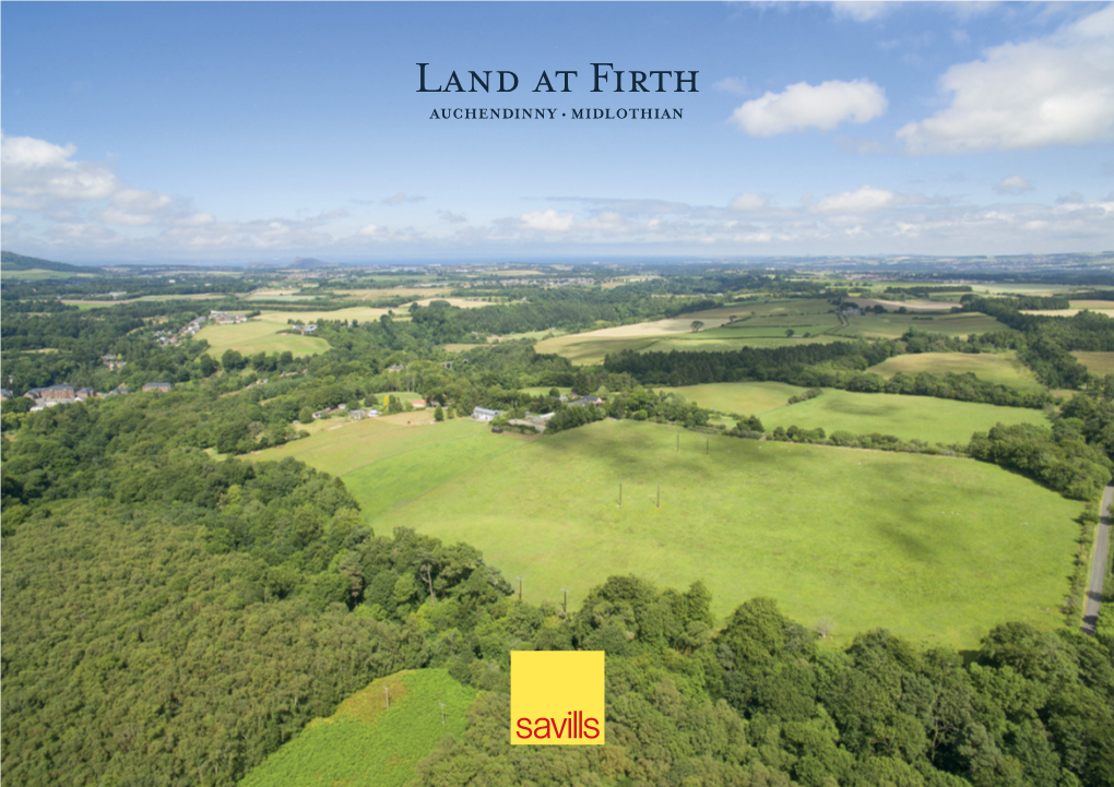 Land at Firth AUCHENDINNY • MIDLOTHIAN