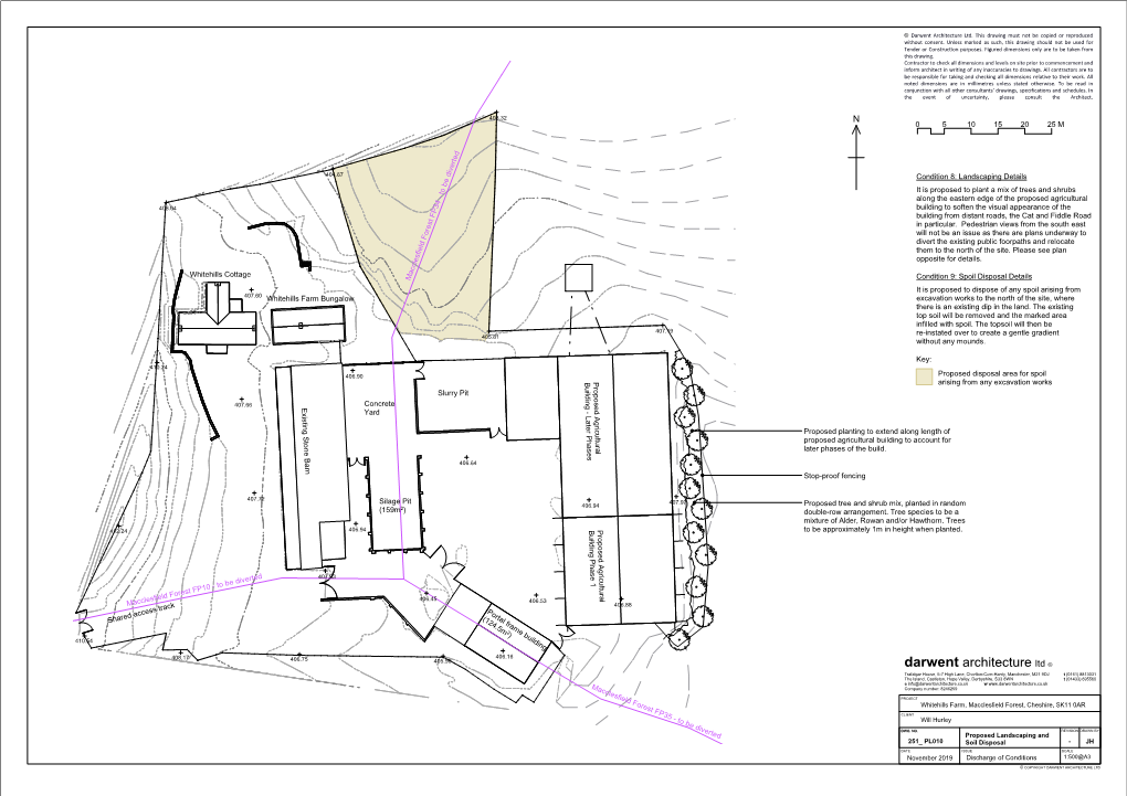 251 PL010 Proposed Landscaping and Spoil Disposal