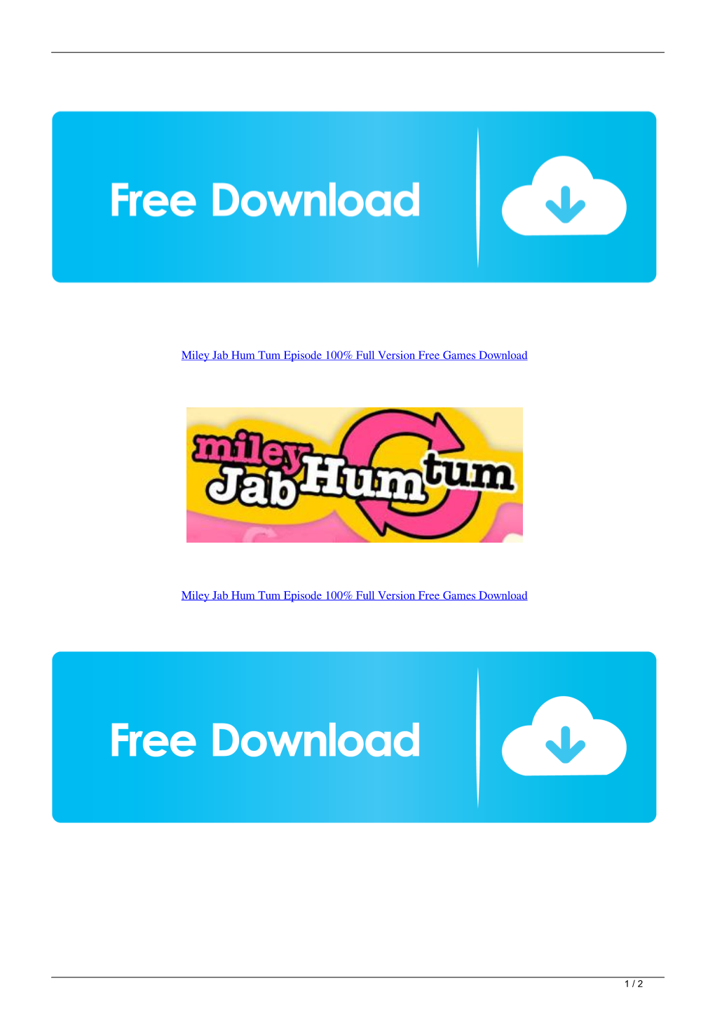 Miley Jab Hum Tum Episode 100 Full Version Free Games Download