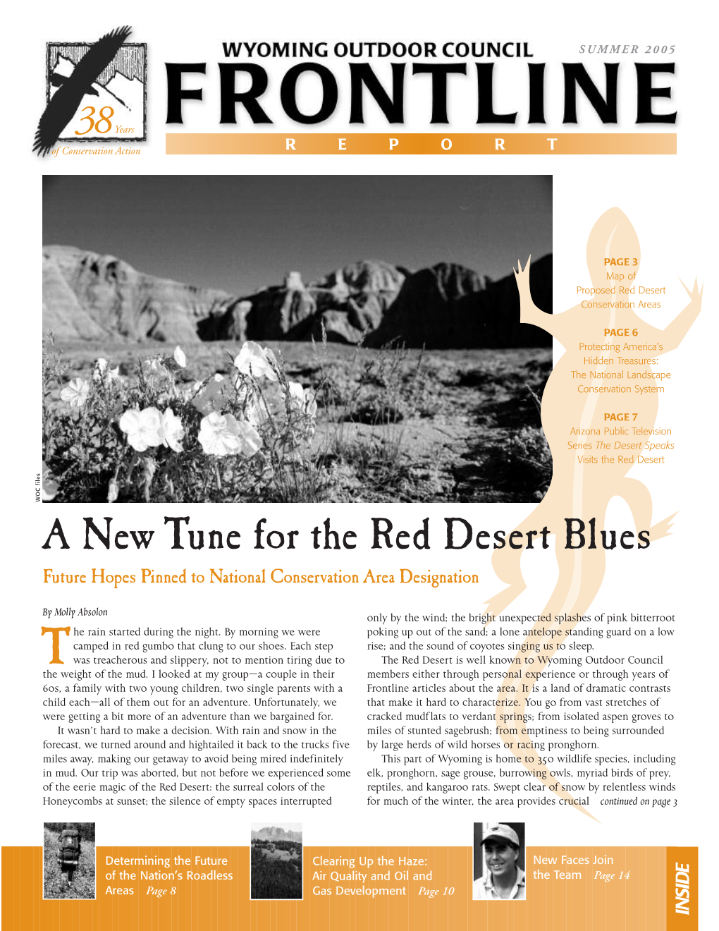 A New Tune for the Red Desert Blues Future Hopes Pinned to National Conservation Area Designation